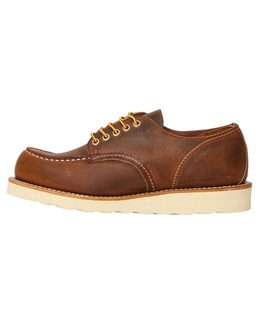 Red Wing Brown Shop Moc Oxford "Copper" 8077" for men