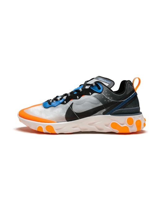 Nike Black React Element 87 "Total" Aq1090 004" for men