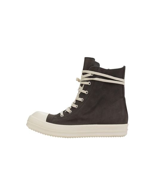 Rick Owens Black Porterville High "Dark Dust" Ru02D6890Lwn 7811" for men