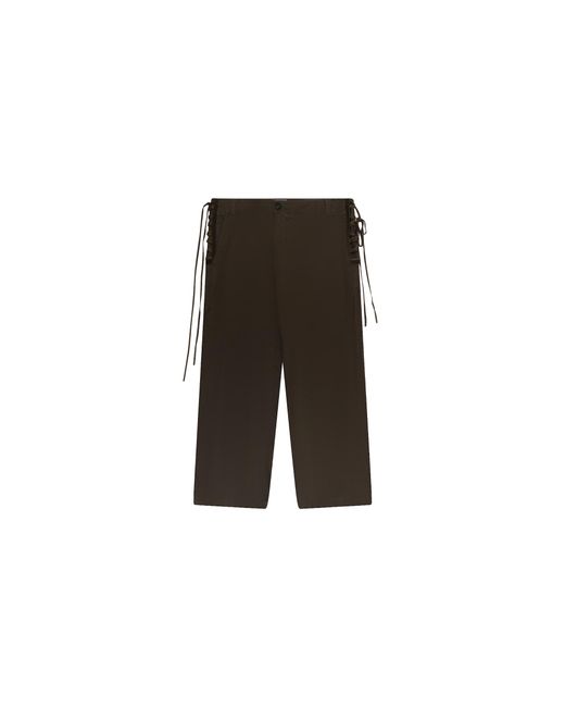 McQueen Black Laced Utility Trousers "Woodland" 865160Qtaeo3093" for men