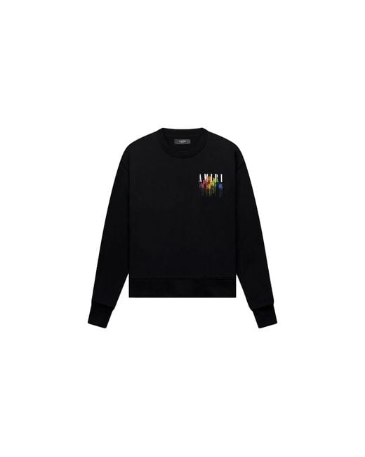 Amiri Black Ma Drip Logo Sweater Ps23Mjg037 001" for men