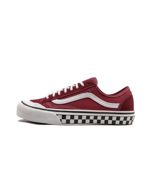 vans style 36 decon sf red