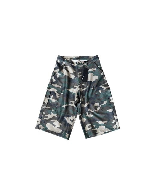 Triple Sevens Black Leather Shorts Ts7071" for men