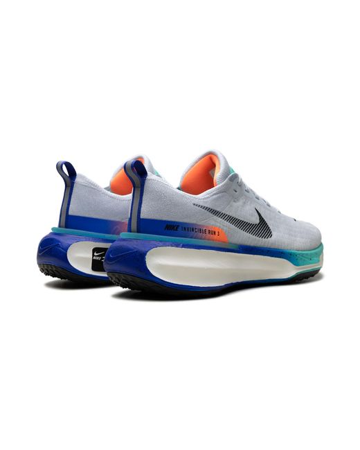 Nike Blue Zoomx Invincible Run 3 "Pure Platinum Bright Mango Cool Mint" Hf4904 043" for men