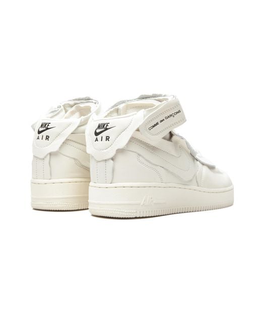 Nike Black Air Force 1 Mid "Comme Des Garcons" for men
