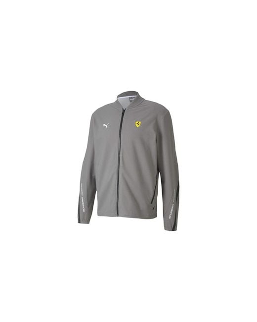 PUMA Black Scuderia Ferrari Lightweight Sweat Jacket 596148 03" for men