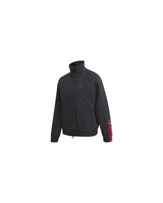 Adidas Black Adicolor 3D Trefoil Track Jacket Gd2230"