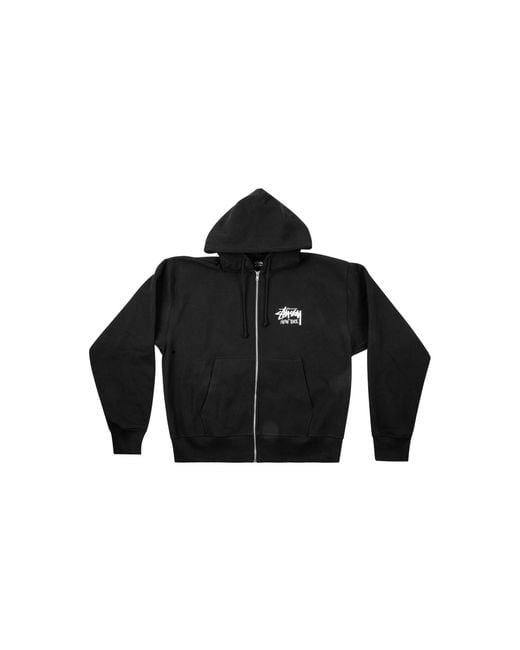 Stussy Black New York Chapter Zip Hooded Stus329" for men