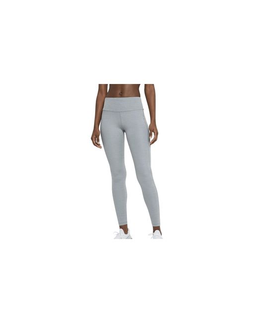 Nike Black Epic Fast Mid-Rise Pocket Running Leggings "Smoke/Heather" Cz9240 084"