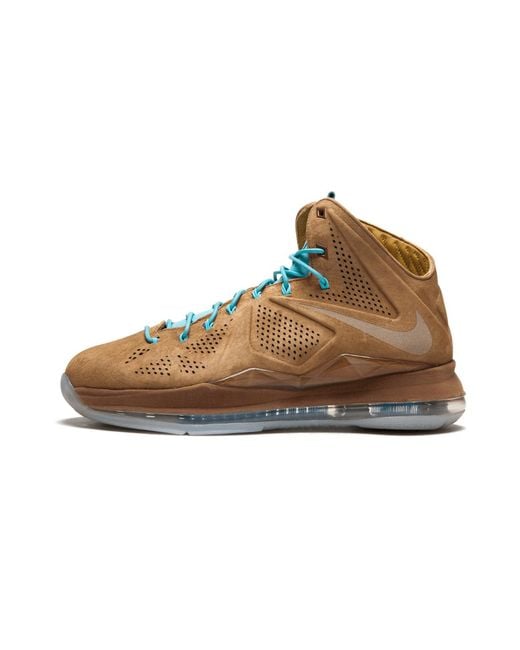 Nike Lebron 10 Ext Qs "brown Suede" Shoes for men