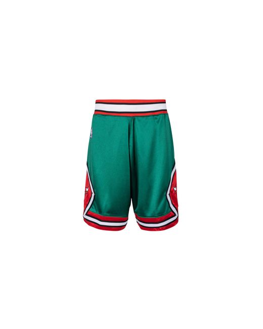 Mitchell & Ness Green Chicago Bulls Authentic Shorts Ashrgs18115 Cbudkgn08" for men