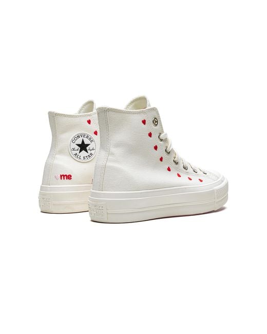 Converse Black Chuck Taylor Hi "All-Star Lift" A01599C"