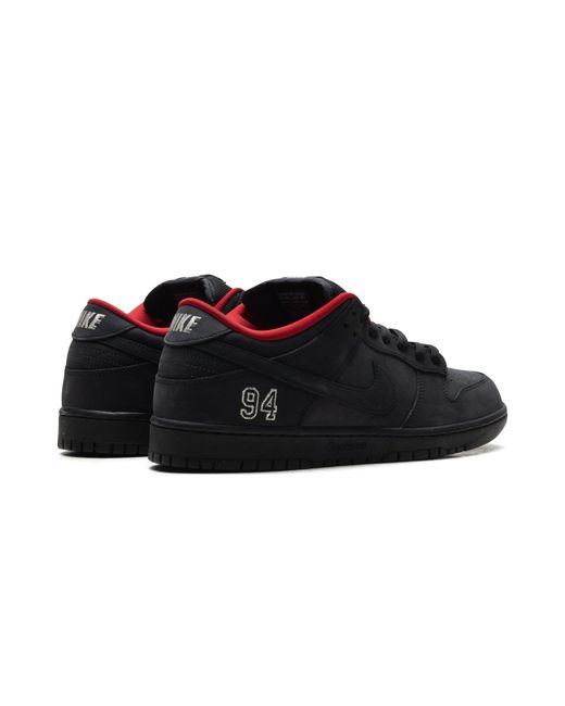 Nike Black Sb Dunk Low "Supreme for men