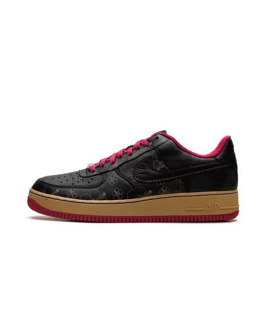 Nike Black Air Force 1 Premium '07 -Cerise-Metallic" 315180 001" for men