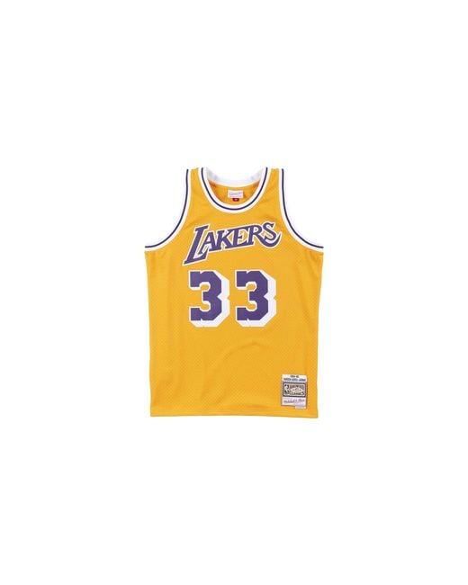 Mitchell & Ness Black Nba Kareem Abdul-Jabbar Swingman Jersey "1984 Los Angeles Lakers for men