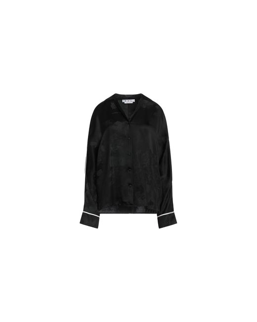 Off-White c/o Virgil Abloh Black Jacquard Pajama Shirt P00775046"