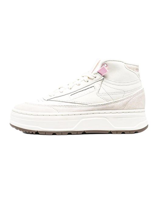 Reebok Black Club C Geo Mid "Chalk" Gv7034"