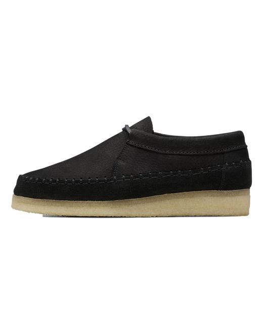 Clarks Black Weaver Tie Suede" 26172542"