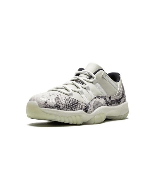 Nike Black Air 11 Retro Low "Snakeskin Light Bone" Cd6846 002" for men
