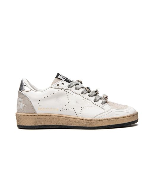 Golden Goose Deluxe Brand Black Ball Star Skate Leather Toe Ice"