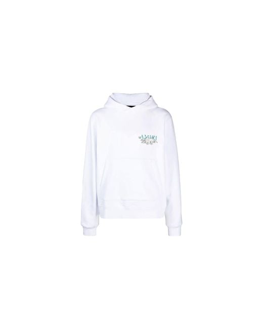 Amiri Black Floral Logo Hoodie Pf23Mjg026 100" for men
