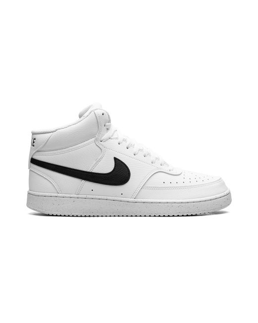 Nike Black Court Vision Mid "Next Nature" Dn3577 101" for men