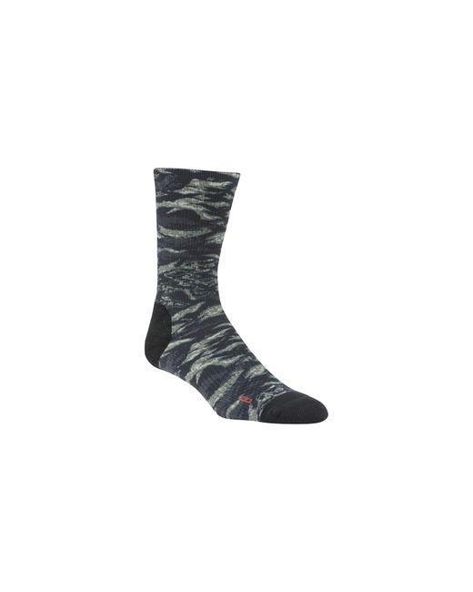 Reebok Black Crossfit Printed Crew Sock Du2950" for men