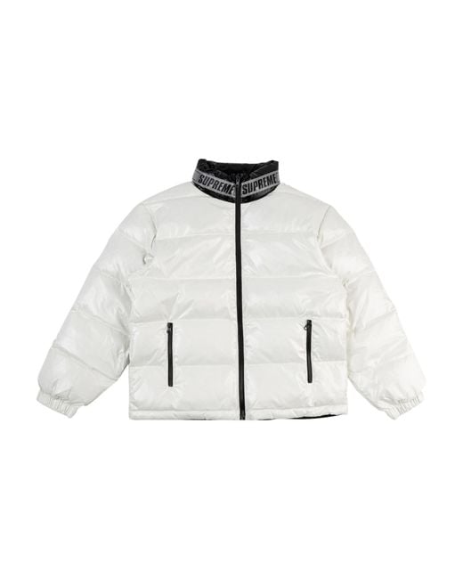 Supreme Black Shiny Reversible Puffy Jacket "Ss20" Su8931"