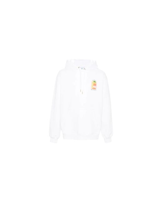 Casablanca Black Gradient L'Arche Hooded Sweatshirt Ms24Jtp09305 Wht" for men