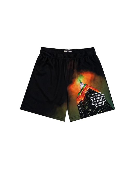 Eric Emanuel Black Ee Empire State Building Shorts Ee956" for men