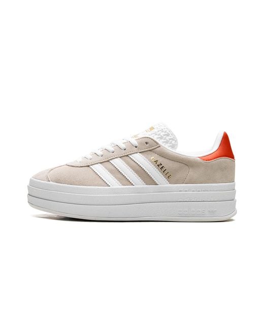 Adidas White Gazelle Bold "Wonder"