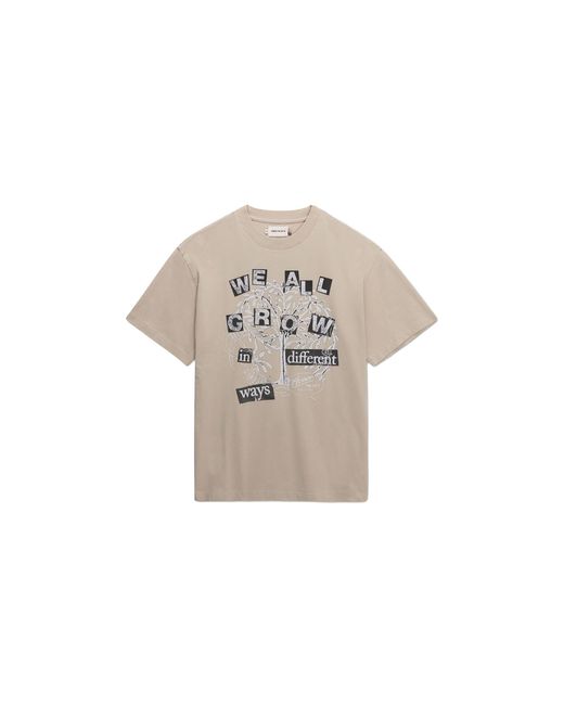 Honor The Gift Black We All Grow T-Shirt "Taupe" Htg260195 Taup" for men