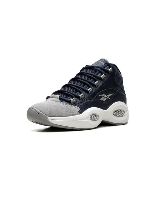 Reebok Blue Question Mid "Georgetown" Fx0987" for men