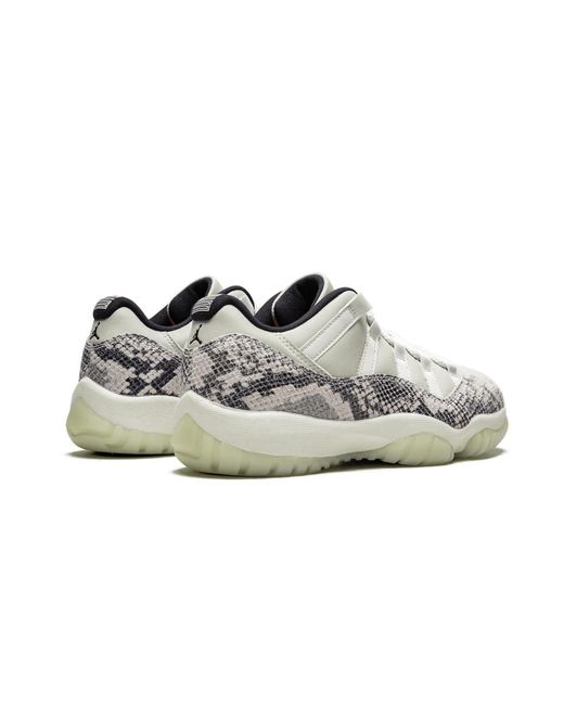 Nike Black Air 11 Retro Low "Snakeskin Light Bone" Cd6846 002" for men