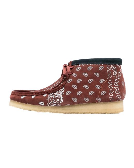 Clarks Black Wallabee "Brick Paisley" 26168826" for men