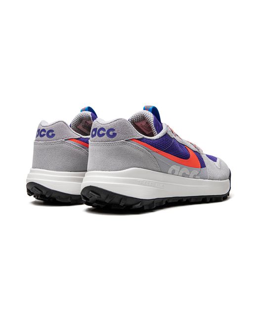 Nike Blue Acg Lowcate "Wolf Bright Crimson" Dm8019 001" for men