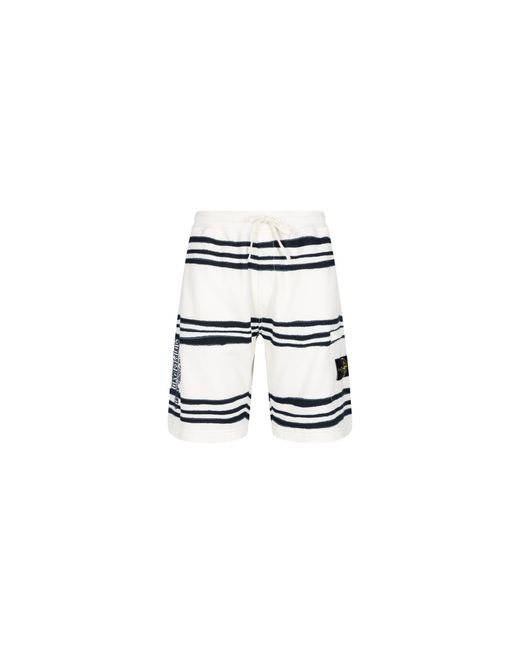 Supreme Black Stone Island Warp Stripe Short "Fw20