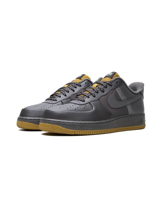 Nike Black Air Force 1 Low "medium Ash" Shoes