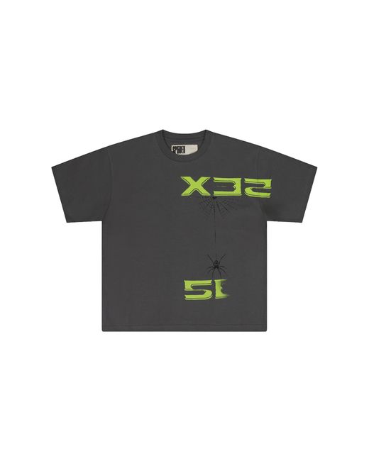 Sp5der Black 5Ex Hw T-Shirt "Dark" 561" for men