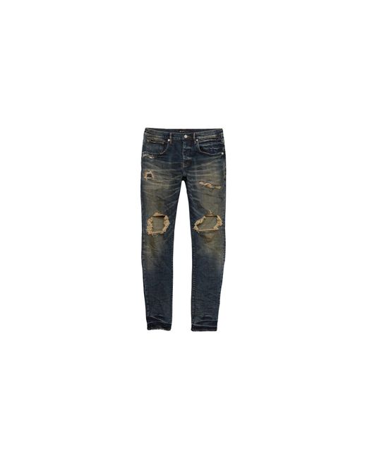 Purple Brand Black Brand Dirty Blowout Jeans Style P002-Dibl122 P002-Dibl122" for men