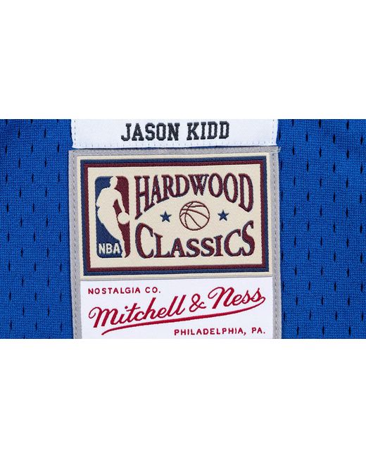 Mitchell & Ness Blue Swingman Road Jersey "Nba Dallas Mavericks 94 Jason Kidd" Smjygs18157 Dmaroya94Jki" for men