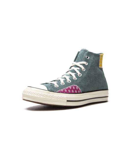 Converse Black Chuck 70 High Twisted Prep "Faded Spruce" 166853C" for men