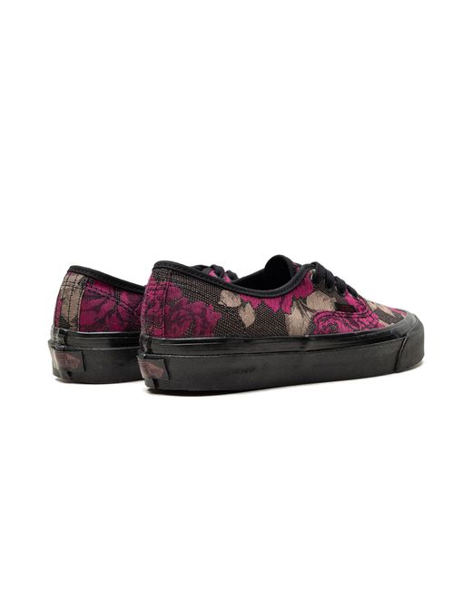 Vans Black Anaheim Factory Authentic 44 Dx "Roses" Vn0A5Kx4 8Fh" for men