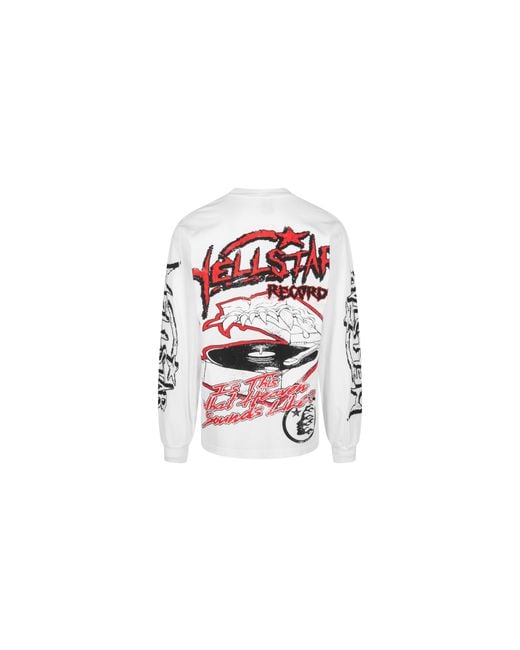 HELLSTAR Black Records Long Sleeve Hsr023" for men