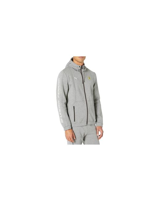 PUMA Black Scuderia Ferrari Hooded Jacket 595430 03" for men