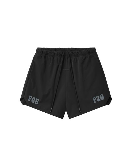 Fear Of God Black Gym Short "Vintage" Rw00300" for men