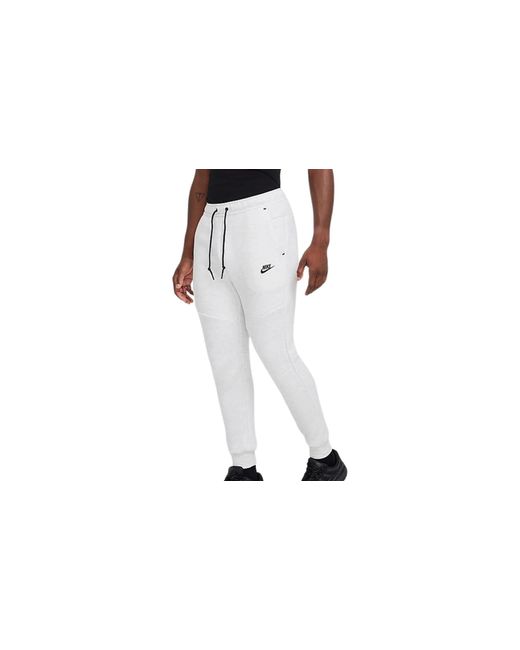 Nike Black Tech Fleece Joggers "Birch Heather Hv0959 051" for men