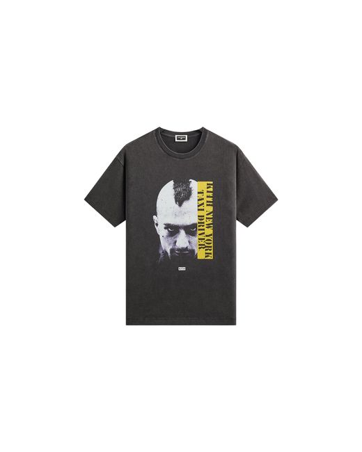 Kith Black Taxi Driver Travis Stare Vintage T-Shirt Khmg030003 001" for men