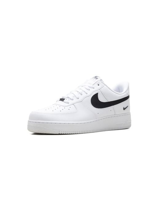Nike Black Air Force 1 Low "Nylon Swoosh" Ih4452 100" for men