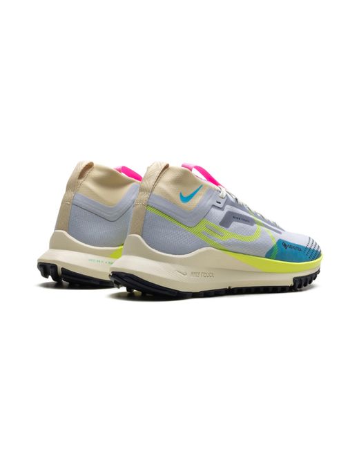 Nike Black React Pegasus Trail 4 Gore-Tex "Wolf Volt" Dj7929 002"